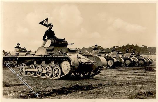 Panzer (WK II) Unsere Wehrmacht Bahnpost Berlin Dresden Zug 815 Foto AK I-II Réservoir - Guerra 1939-45