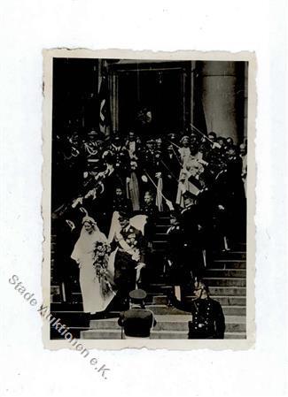 Göring Original Hochzeitsfoto Im Hintergrund Hitler 6 X 8,5 Cm I-II - Oorlog 1939-45