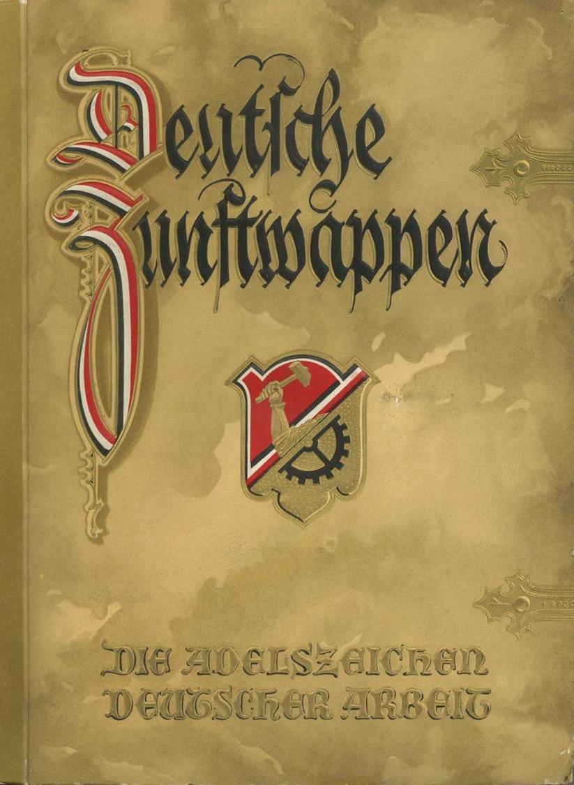 Sammelbild-Album Deutsche Zunftwappen Aurelia Zigarettenfabrik Bilder Kompl. II (altersbedingete Gebrauchsspuren) - Guerra 1939-45