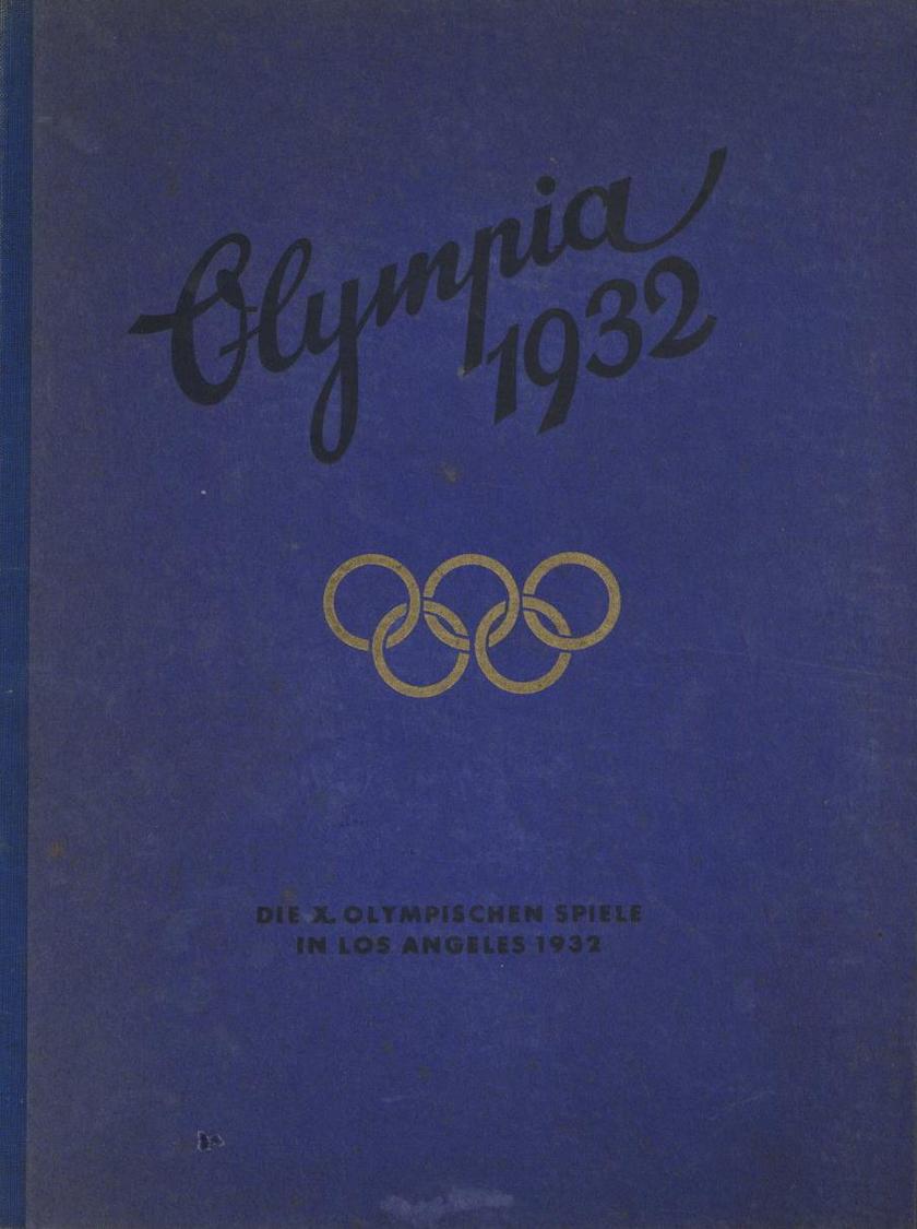 Sammelbild-Album Olympia 1932 Los Angeles Reemtsma Hamburg Bahrenfeld 1932 Kompl. II (fleckig) - Guerra 1939-45