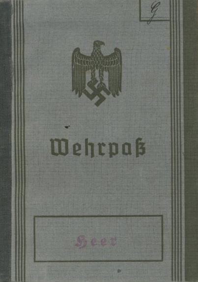 WK II Dokumente Wehrpass Heer Ohne Auszeichnungen I-II - Oorlog 1939-45