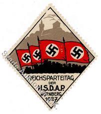 WK II Vignette Reichsparteitag Nürnberg 1927 I-II - Oorlog 1939-45
