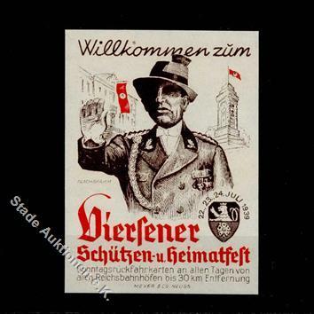 WK II Vignette Viersener Schützen Und Heimatfest I-II - Guerra 1939-45