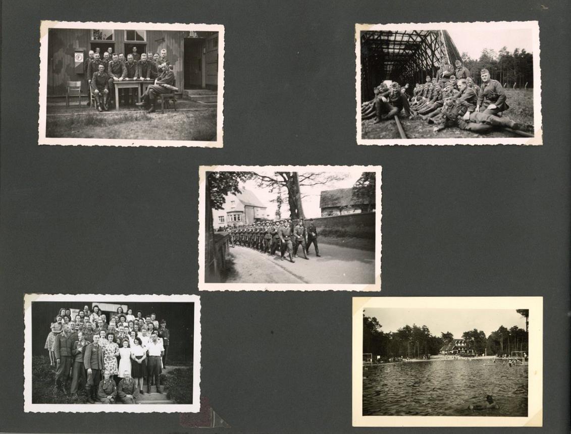 WK II Wolfsburg (3180) Und Umgebung Album Mit über 200 Fotos Privat Und Militär Ca. 1938 I-II - Oorlog 1939-45