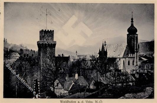 Aufgehende Sonne WK II -  WAIDHOFEN,Ybbs,N.Ö. 1931 I - Guerra 1939-45