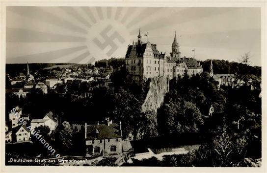 Aufgehende Sonne WK II - Deutschen Gruß Aus SIGMARINGEN I-II - Oorlog 1939-45