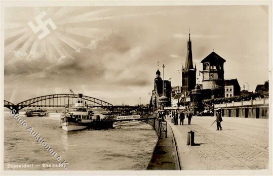 Aufgehende Sonne WK II - DÜSSELDORF, Ecke Gestoßen - Guerra 1939-45