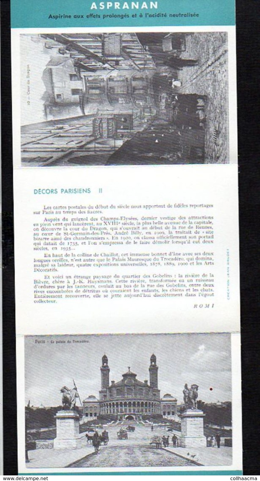 1958 N°17 Histoire De La Carte Postale,EMA Env.illustrée + Dépliant,Paris Et Décors Parisiens,Luna Park,Guignol,etc - Autres & Non Classés