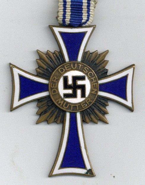 WK II Orden Ehrenkreuz Der Mutter III. Stufe I-II - Oorlog 1939-45