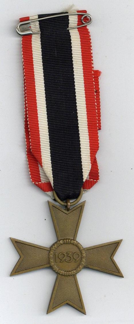 WK II Orden Kriegsverdienstkreuz Am Band I-II - Guerra 1939-45