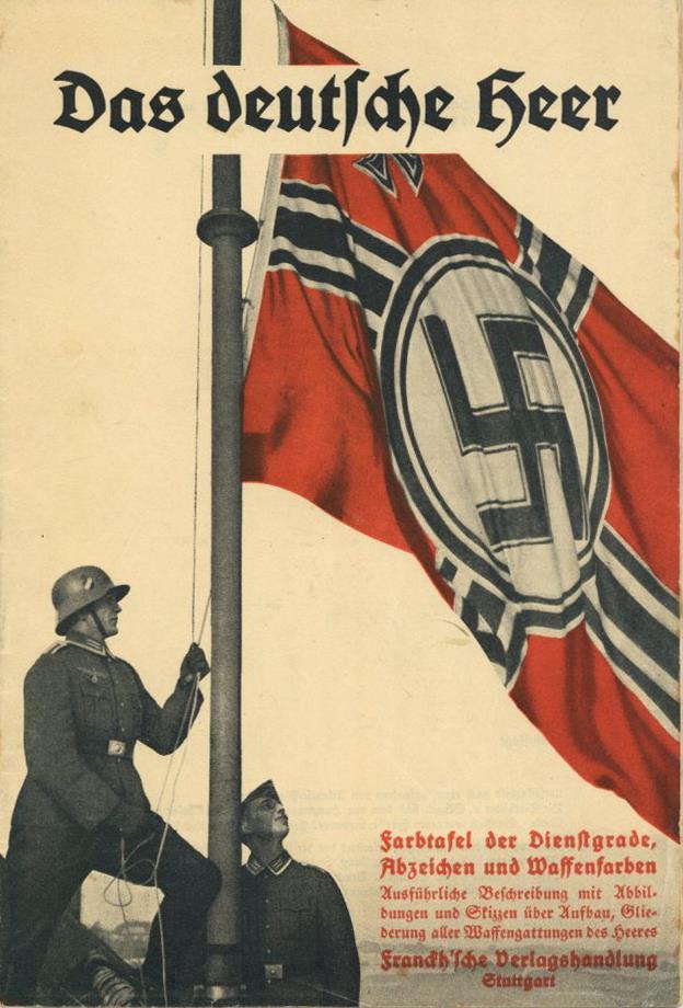Buch WK II Das Deutsche Heer Mit Farbtafel Der Dienstgrade Franck'sche Verlagshandlung 16 Seiten Einige Abbildungen II - Guerra 1939-45