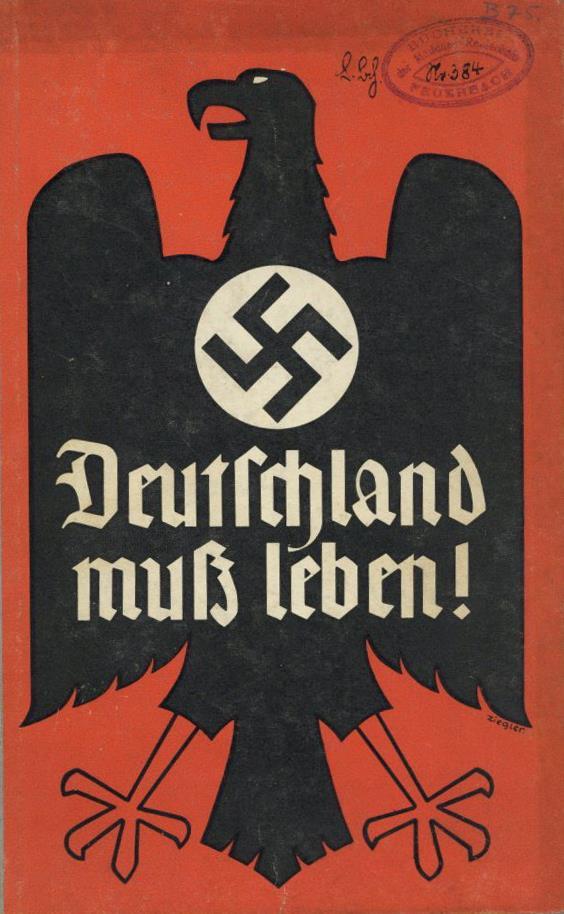 Buch WK II Deutschland Muß Leben Sammlung Nationaler Gedichte Koch, Werner U. Striewe, Paul Pädagogischer Verlag Von Her - Guerra 1939-45