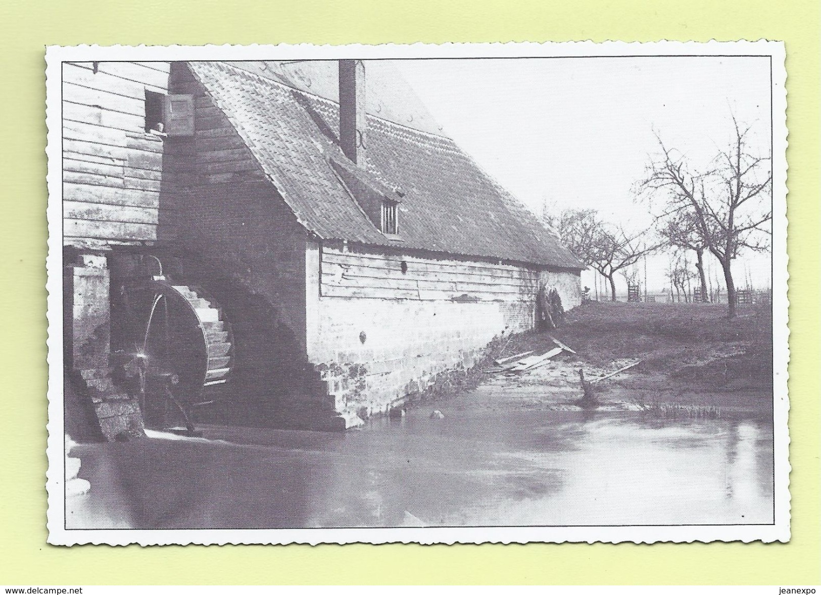 Essene Bellemolen Aan De Bellebeek Knipsel Coupure Collage Watermolen - Affligem