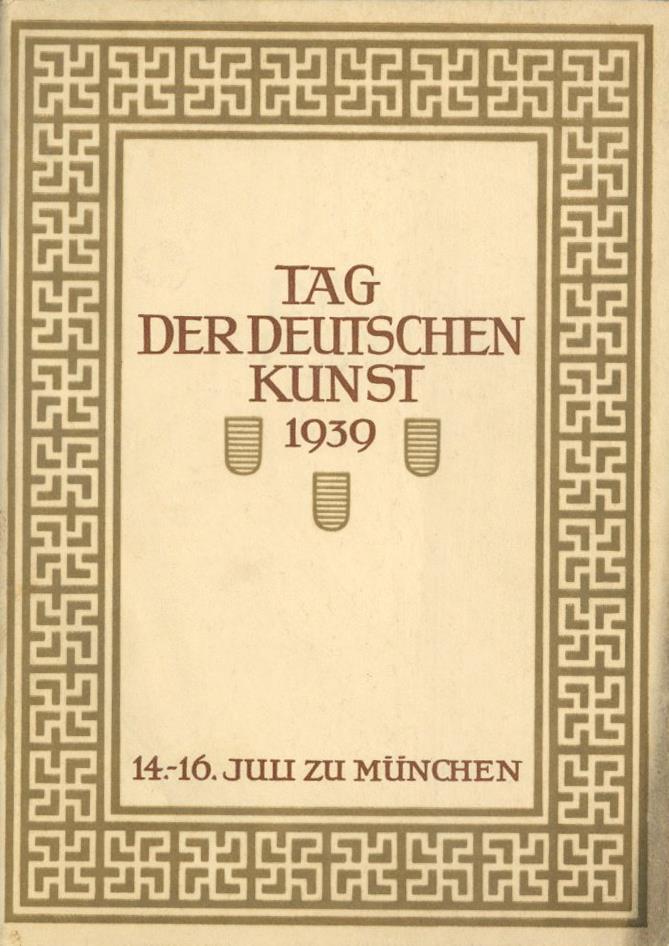 Buch WK II Tag Der Deutschen Kunst 1939 Programmheft 42 Seiten II - Guerra 1939-45