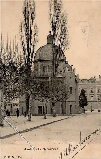 Synagoge Genève (1200) Schweiz 1905 I-II Synagogue - Jodendom