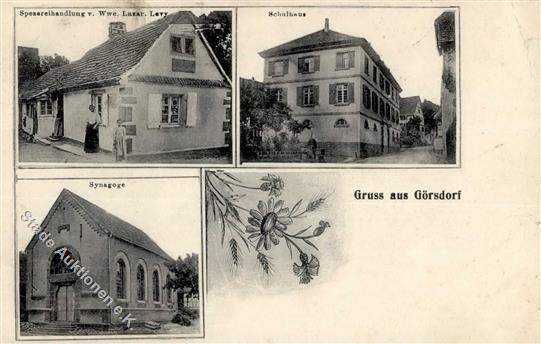 Synagoge GÖRSDORF,Elsass - Ecke Gestoßen! Synagogue - Jodendom