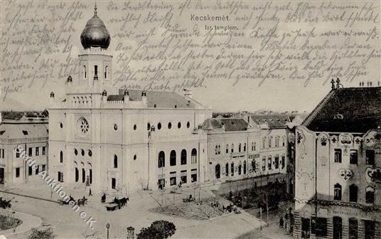 Synagoge Kecskemet Ungarn 1915 I-II Synagogue - Jodendom