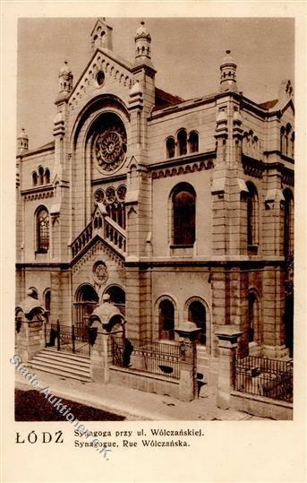 Synagoge LODZ - Feldpost 1939 I Synagogue - Jodendom