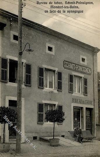 Synagoge MONDORF-Les-BAINS,Luxemburg - Tabak-Büro Schmit-Poinsignon - En Face De La Synagogur I Synagogue - Giudaismo