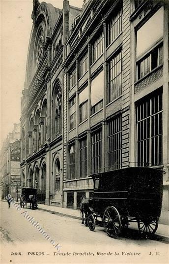 Synagoge PARIS - Israelitischer Tempel In Der Rue De La Cictoire I Synagogue - Giudaismo