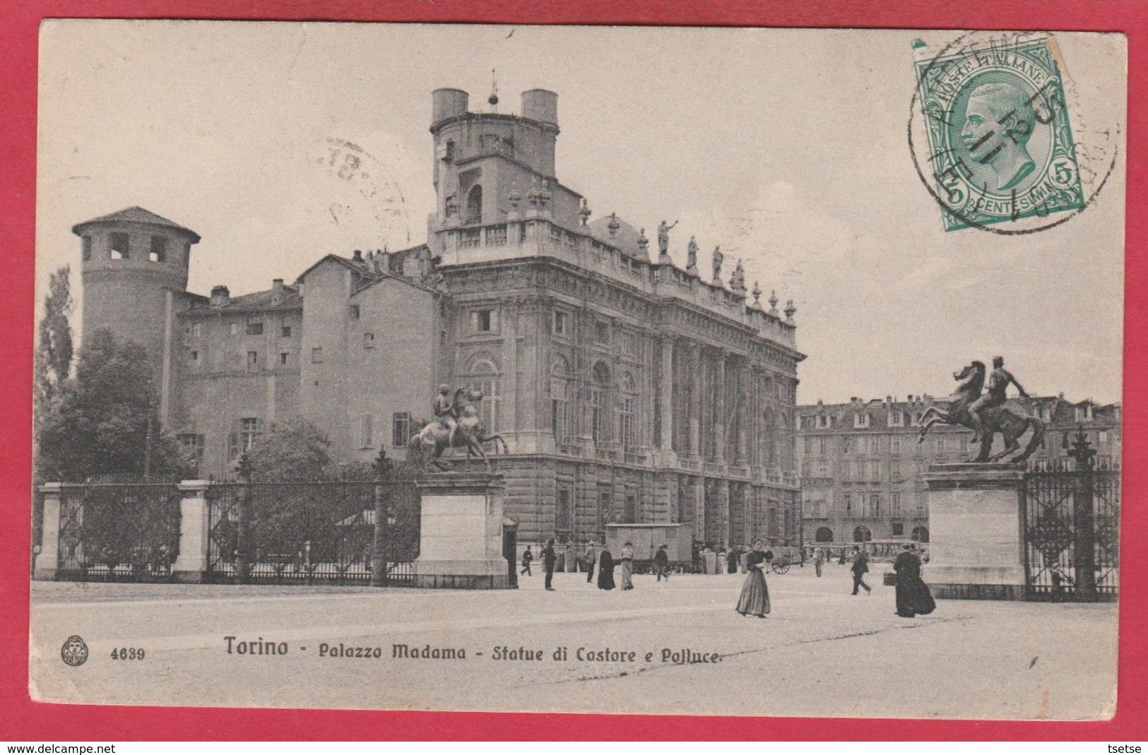 Torino - Palazzo Madama - Statue Di Castore E Polluce - 1911 ( Verdere Verso ) - Palazzo Madama