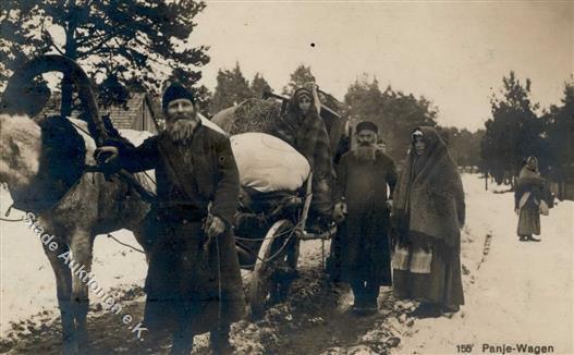 Judaika - Panje-Wagen Mit Juden I Judaisme - Jodendom