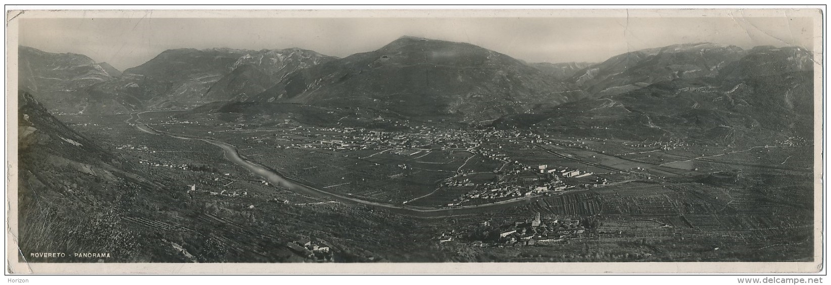 S.860.  ROVERETO - Cartolina Panoramica Cm. 28,1 X 9,2 - Altri & Non Classificati