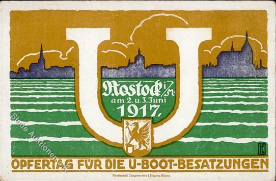 U-Boot Opfertag Für Die U-Boot Besatzungen Künstlerkarte I-II (Ecke Abgestossen) - Oorlog