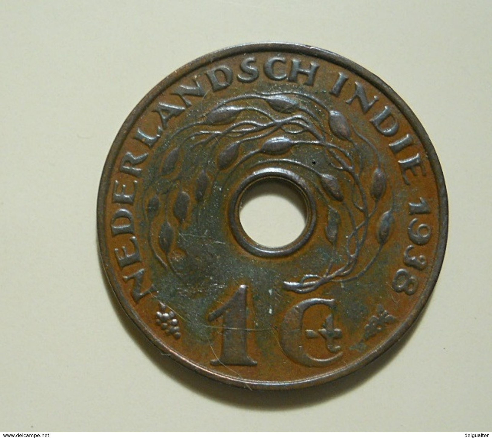 Netherlands East Indies 1 Cent 1938 - Indes Neerlandesas