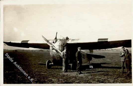 Flugtag Ravensburg (7980) 1926 Foto AK I-II - Piloten