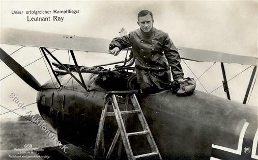 Sanke, Pilot Nr. 658 Ray Leutnant Foto AK I- - Aviatori