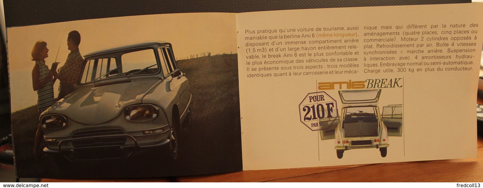 CITROEN 2CV ET AMI 6 CATALOGUE D'EPARGNE 10 PAGES 1966 FORMAT 23 X 13.5 FRANCE - Publicités