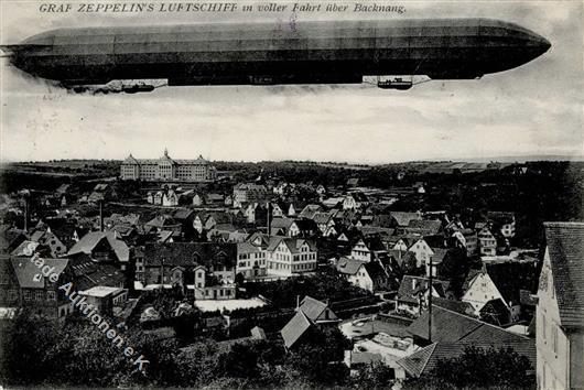 Zeppelin Backnang (7150) 1910 I-II Dirigeable - Luchtschepen