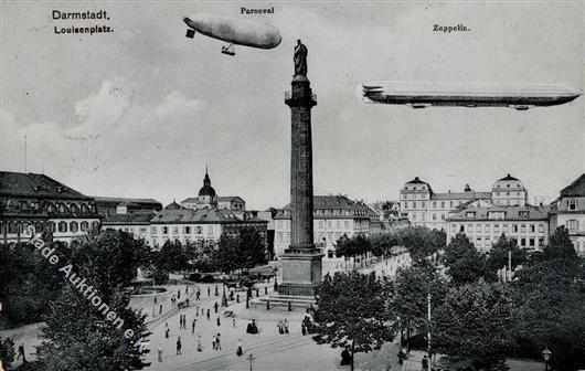 Zeppelin Darmstadt (6100) Parseval  1909 I-II Dirigeable - Luchtschepen