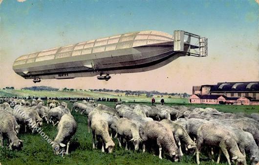 Zeppelin I-II (abgestoßen) Dirigeable - Dirigibili