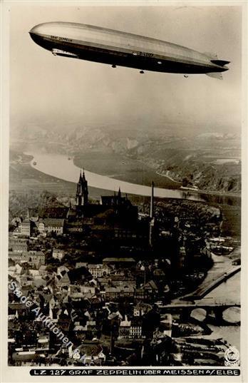 Zeppelin Meißen (O8250) LZ 127 Foto AK I-II Dirigeable - Luchtschepen