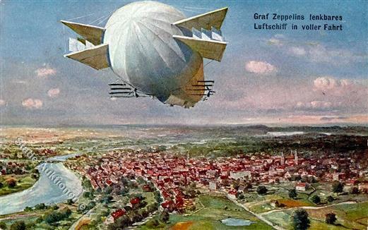 Zeppelin TSN-Verlag 920 Künstlerkarte I-II Dirigeable - Luchtschepen