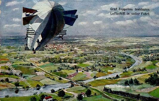 Zeppelin TSN-Verlag 920 Künstlerkarte I-II Dirigeable - Luchtschepen