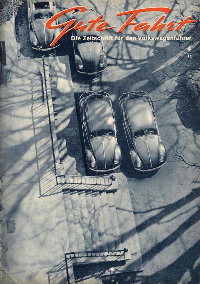 Auto VW Zeitschrift Gute Fahrt Jahrgang 1959 12 Hefte In Sammelmappe II - Andere & Zonder Classificatie