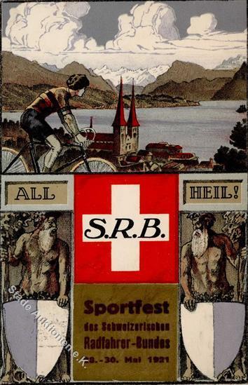 Fahrrad Sportfest Des Schweizerischen Radfahrer Bundes  I-II Cycles - Altri & Non Classificati