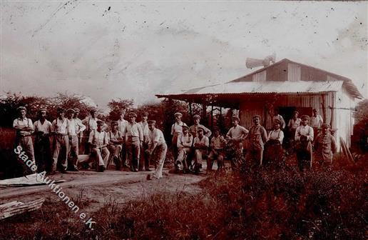 Kolonien Deutsch Südwestafrika Soldaten Foto AK 1912 I-II (fleckig) Colonies - Geschiedenis