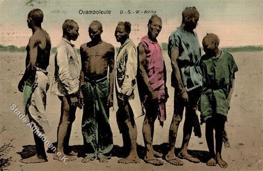 Kolonien Deutsch-Südwestafrika Owambileute Stpl. Aus 27.11.11 I-II Colonies - Geschiedenis