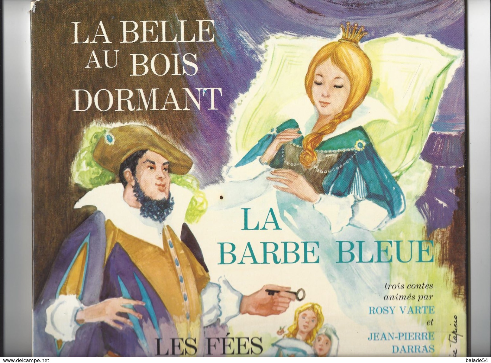 LIVRE - DISQUE "Le Petit Ménestrel" La Belle Au Bois Dormant / La Barbe Bleue / Les Fées Volume 1 - 1973 - Niños