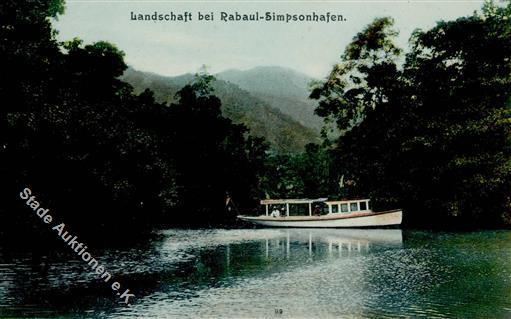 Kolonien Deutsch Neuguinea Rabaul Simpsonhafen I-II Colonies - Storia