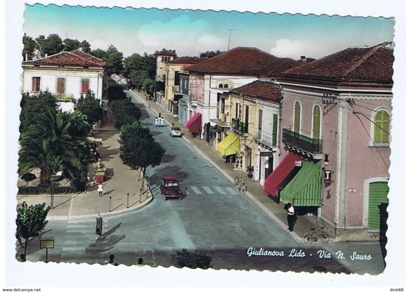 GIULIANOVA LIDO ( TERAMO ) VIA N. SAURO - EDIZ. DI SABATINO - 1961 (1496) - Teramo