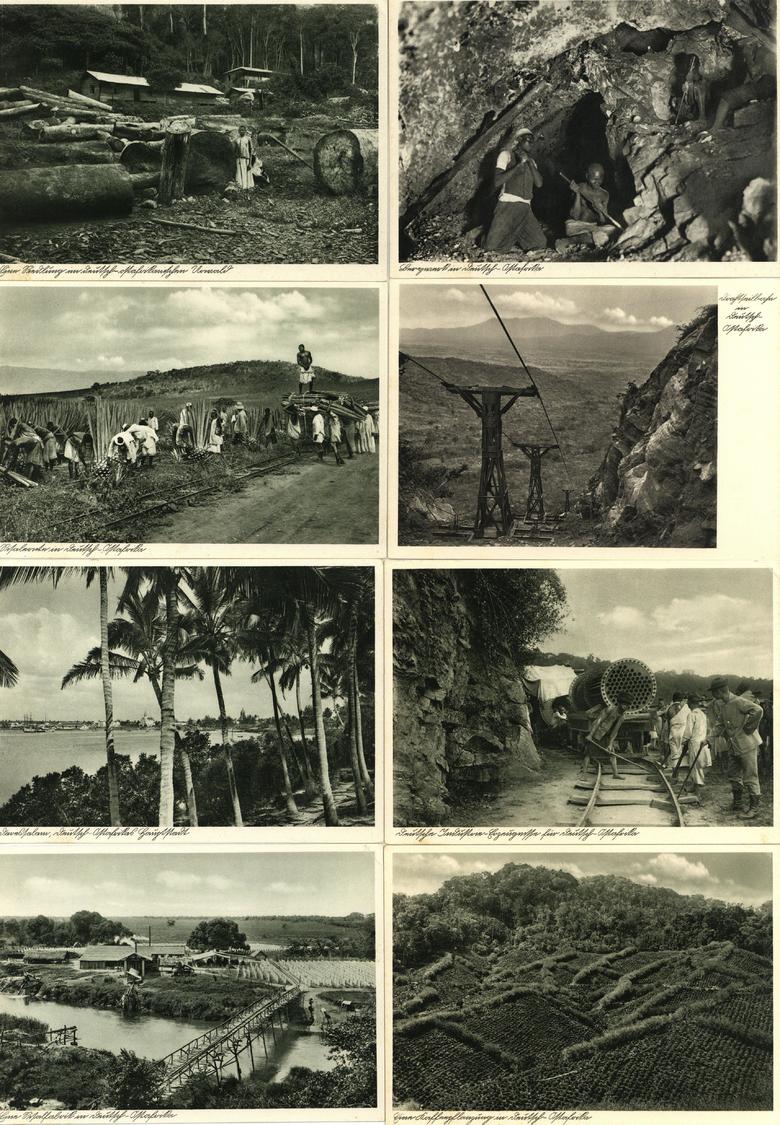 Kolonien Deutsch-Ostafrika 16'er Serie Von Deutscher Arbeit In Deutsch Ostafrika Mit Original Umschlag I-II Colonies - Geschiedenis