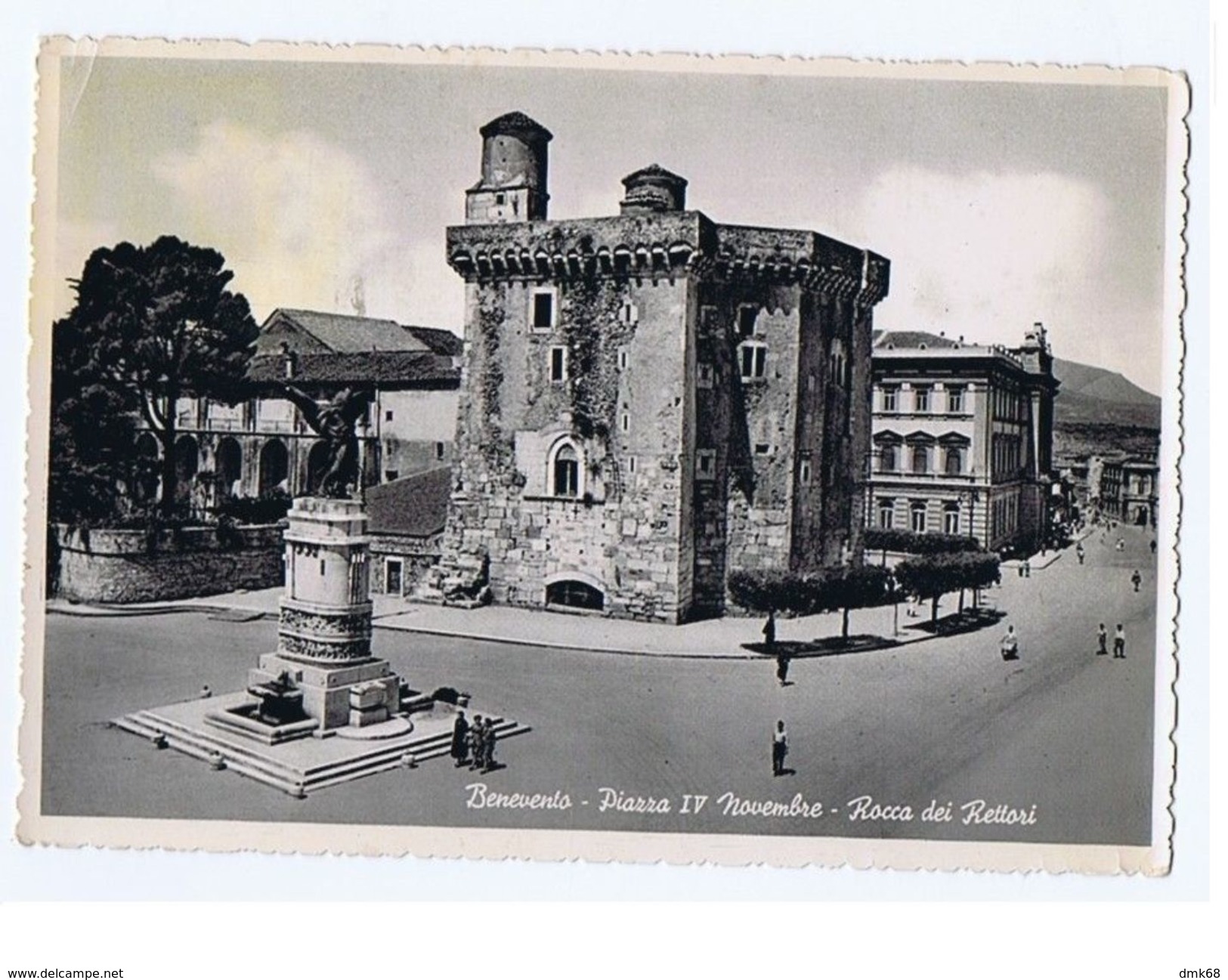 BENEVENTO - PIAZZA IV NOV. ROCCA DEI RETTORI - EDIZ. IEVOLETTA 1952 (1454) - Benevento