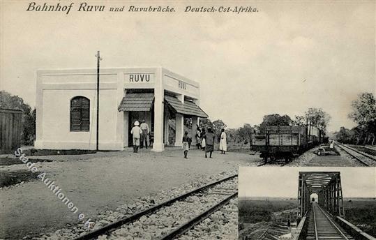 Kolonien Deutsch-Ostafrika Ruvu Bahnhof Ruvu-Brücke I-II Colonies - Geschiedenis