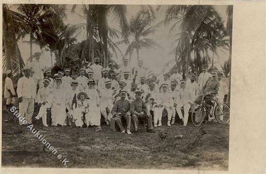 Kolonien Deutsch-Ostafrika Schutztruppe Stpl. Dar-es-Salaam 25.6.07 Foto-Karte I-II Colonies - Geschiedenis
