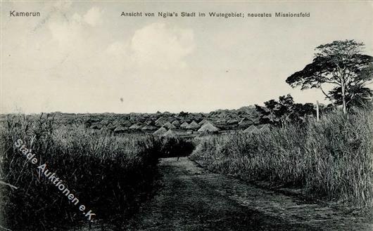 Kamerun Ngila Stadt Wutegebiet Stpl. Duala 1911 I-II - Altri & Non Classificati